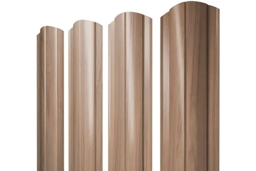 Штакетник Круглый фигурный 0,45 Print Elite Honey Wood