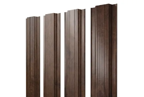 Штакетник Прямоугольный 0,45 Print-Double Premium Antique Wood