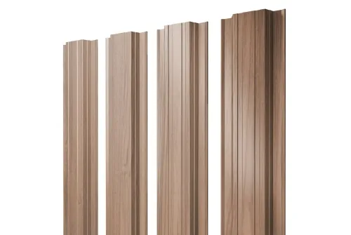 Штакетник Прямоугольный 0,45 Print Elite Honey Wood