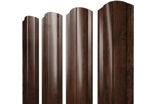 Штакетник Круглый фигурный 0,45 Print Elite Cherry Wood