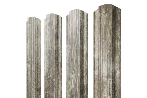 Штакетник Прямоугольный фигурный 0,45 Print Elite Nordic Wood